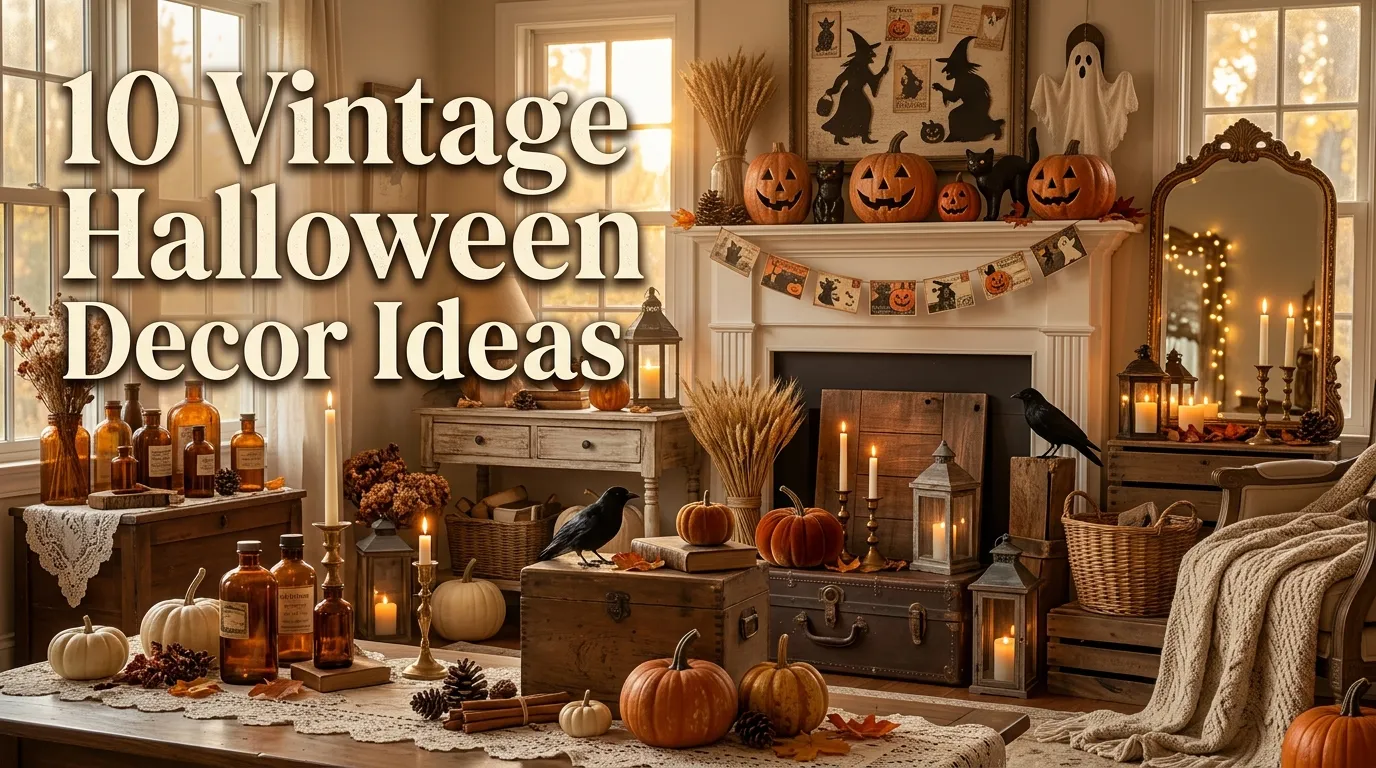10 Vintage Halloween Decor Ideas