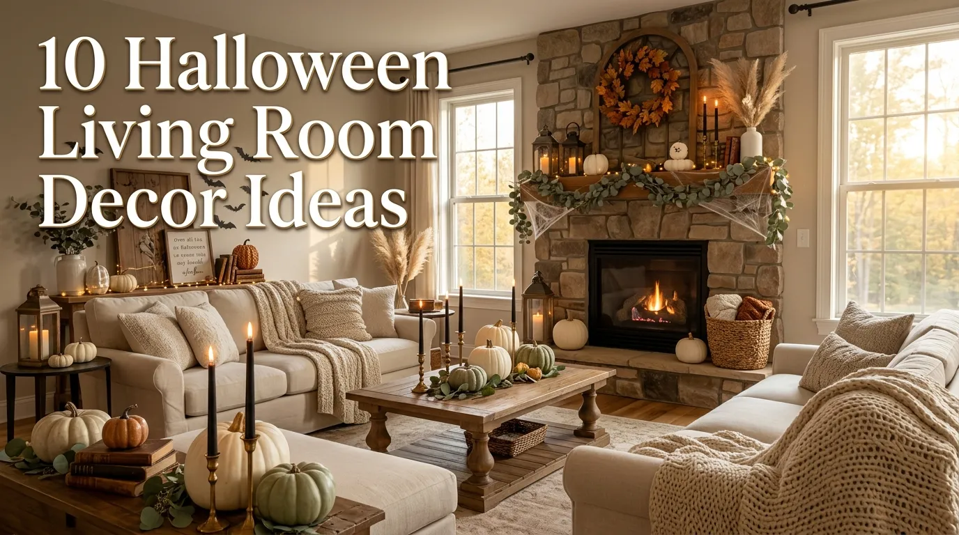 10 Halloween Living Room Decor Ideas