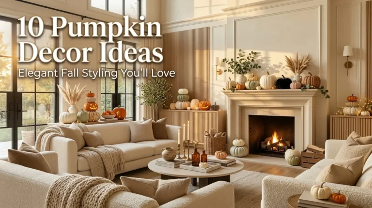 10 Pumpkin Decor Ideas