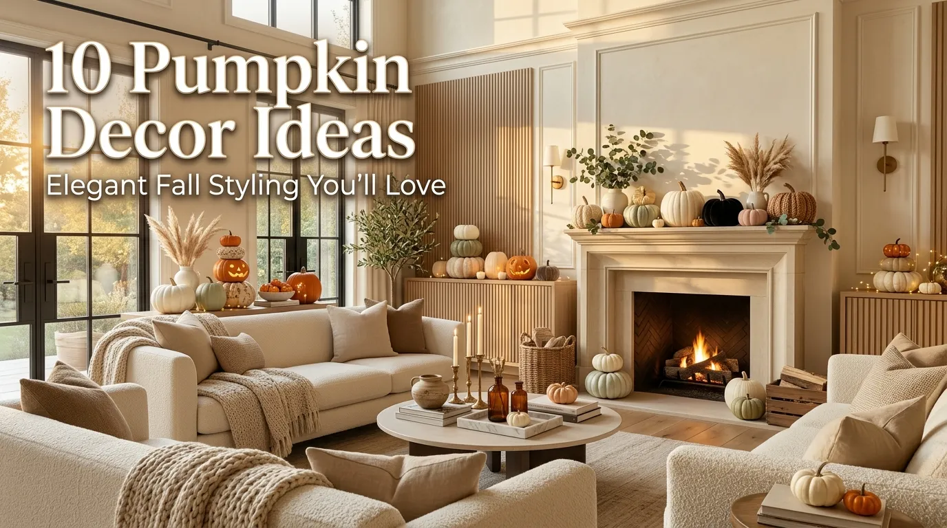 10 Pumpkin Decor Ideas