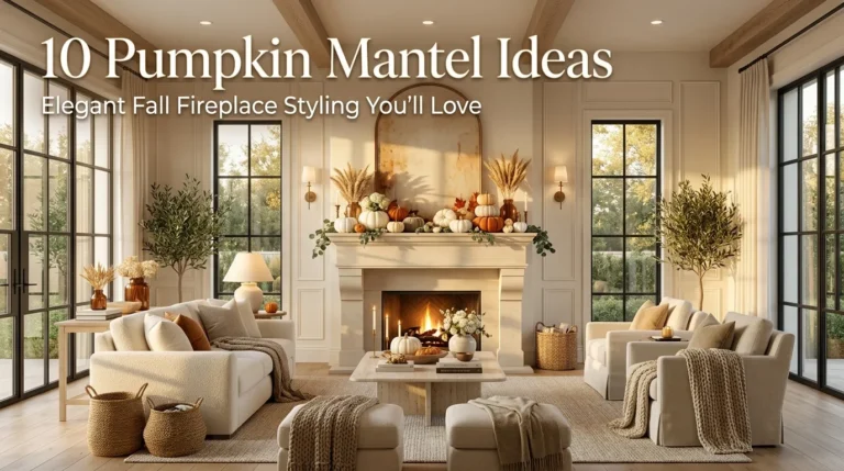 10 Pumpkin Mantel Ideas
