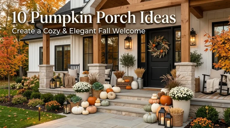10 Pumpkin Porch Ideas