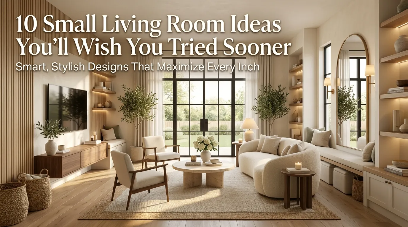 10 Small Living Room Ideas You'll Wish You Tried Sooner