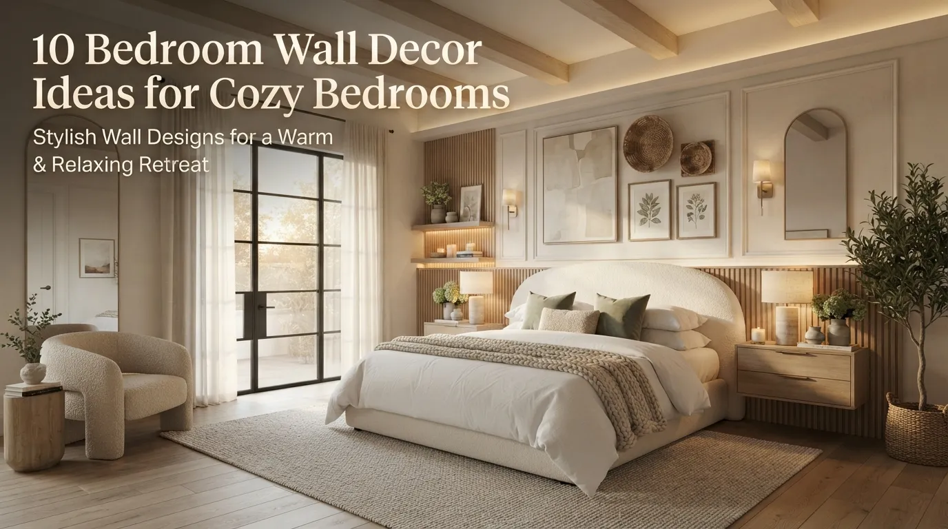 10 Bedroom Wall Decor Ideas for Cozy Bedrooms