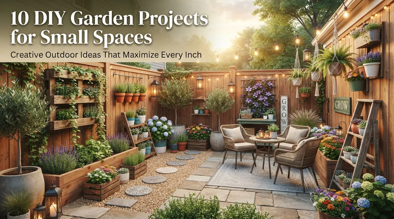 10 DIY Garden Projects for Small Spaces