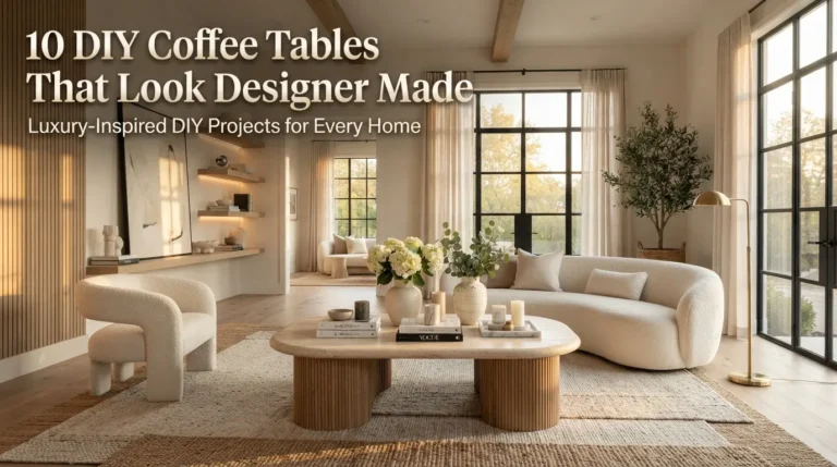 10 DIY Coffee Tables That Look Designer Made