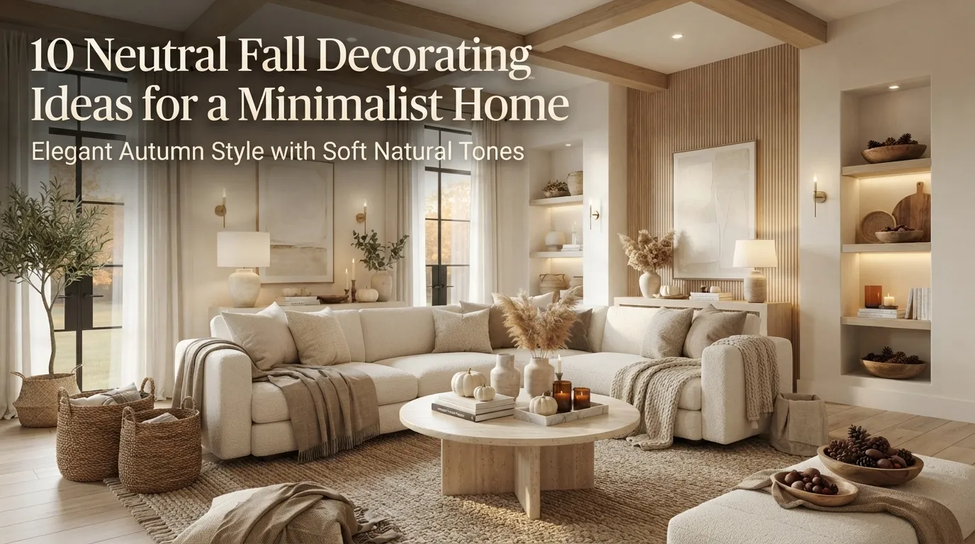 10 Neutral Fall Decorating Ideas for a Minimalist Home