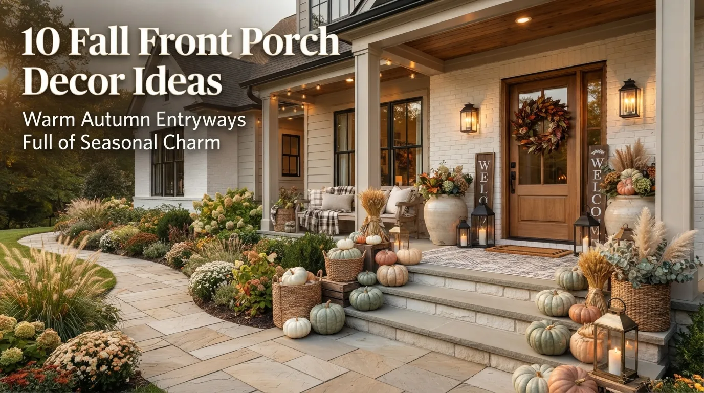 10 Fall Front Porch Decor Ideas