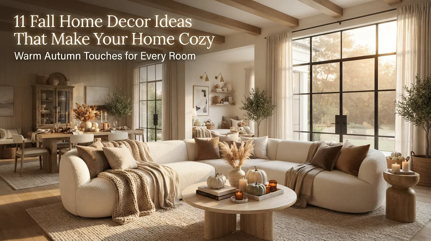 11 Fall Home Decor Ideas That Make Your Home Cozy